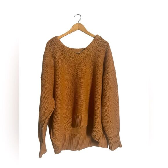 NWT Free People Alli V-Neck Sweater - Picture 5 of 10